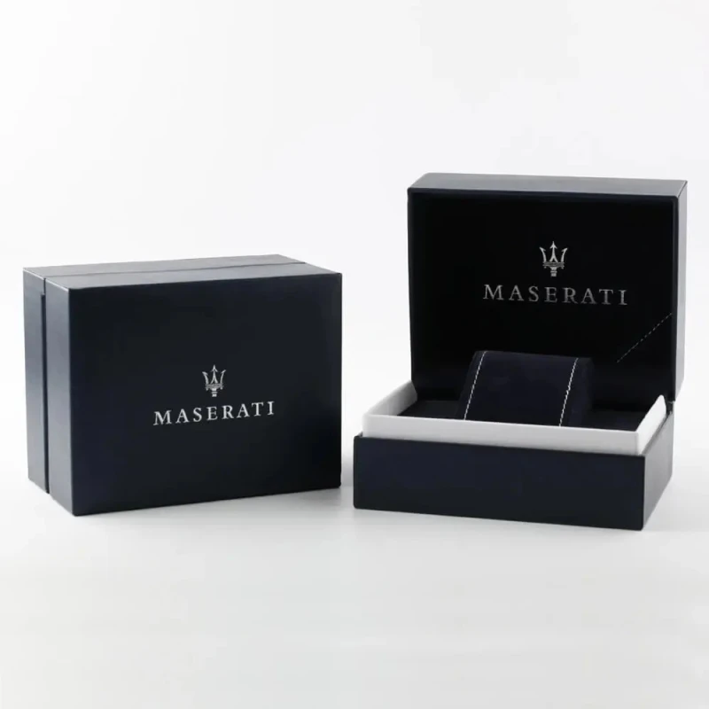 Reloj Maserati Velocitá Slim Plateado y Verde Analógico Hombre R8853153003