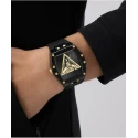 Reloj Guess Phoenix Hombre Acero Inoxidable  y Caucho Negro Analógico GW1072G2