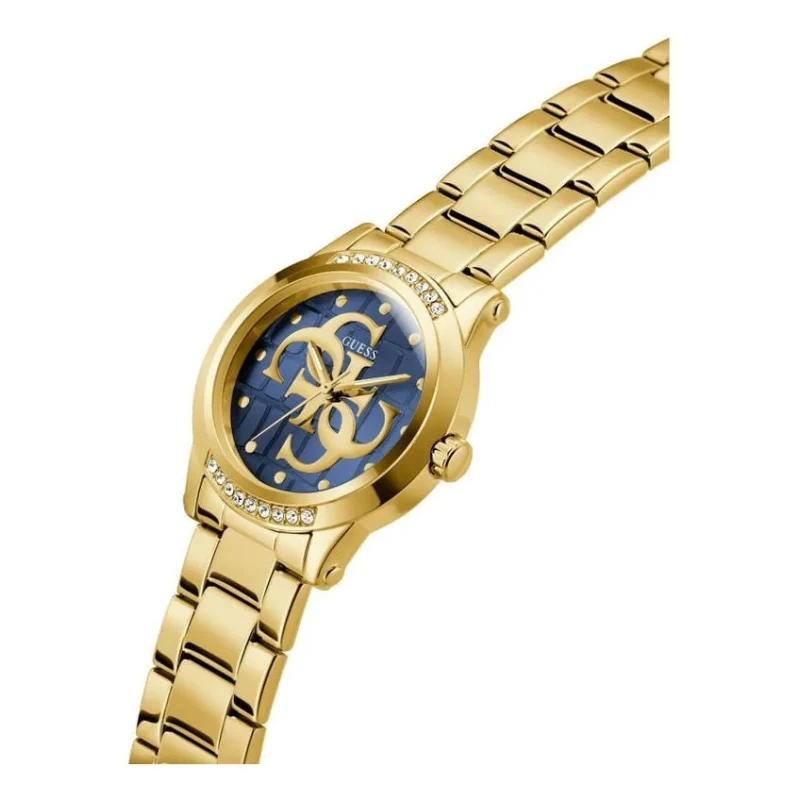 Reloj Guess Annete Dorado y Azul Analógico Mujer GW0861L6