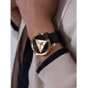 Reloj Guess Badge Negro y Dorado Analógico Hombre GW0781G4