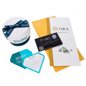 Pendientes Brizzling Moissanite Diamond Estrella BME159 2