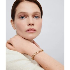 Pulsera Vidal&Vidal Nexus Eslabones Baño Oro X4821717 2