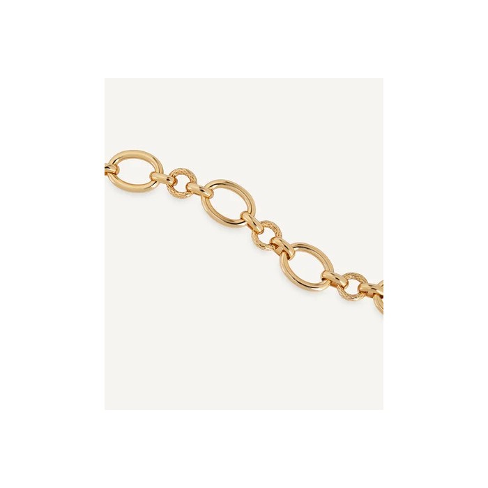 Pulsera Vidal&Vidal Pav Eslabones Baño Oro...