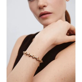 Pulsera Vidal&Vidal Astrea Eslabones Baño Oro X9824817 2