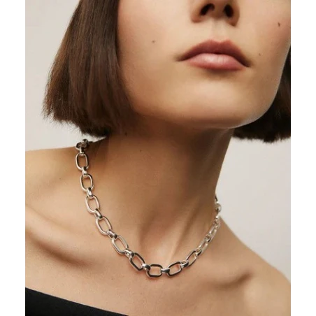 Collar Vidal&Vidal Dori Eslabones Baño Plata X2765040A