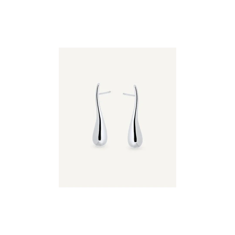 Pendientes Vidal&Vidal Drop Largos Baño Plata X28238