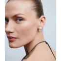 Pendientes Vidal&Vidal Horizonte Semiluna Baño Plata X28310