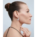 Pendientes Vidal&Vidal Horizonte Semiluna Baño Plata X28439
