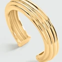 Pulsera Rígida Agatha Paris Madeleine Baño Oro 02480374-157-TU