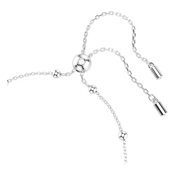 Pulsera Swarovski Una Angelic Baño Rodio y...