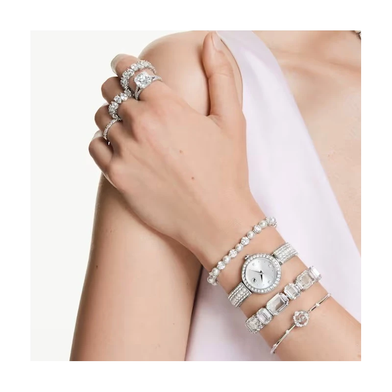 Reloj Swarovski matrix Pearl Platado Analógico Mujer 5743680