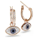 Pendientes Swarovski Symbolica Ojo Turco Baño Rosado y Cristales Multicolor 5736982