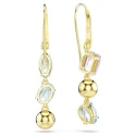 Pendientes Swarovski Gema Baño Oro y Cristales Multicolor 5747917