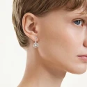 Pendientes Swarovski Constella Baño Rodio y Cristales Blancos 5738194