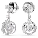 Pendientes Swarovski Constella Baño Rodio y Cristales Blancos 5738194