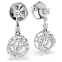 Pendientes Swarovski Constella Baño Rodio y Cristales Blancos 5738194