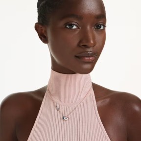 Gargantilla Swarovski Symbolica Ojo Turco Baño Rosado y... 2