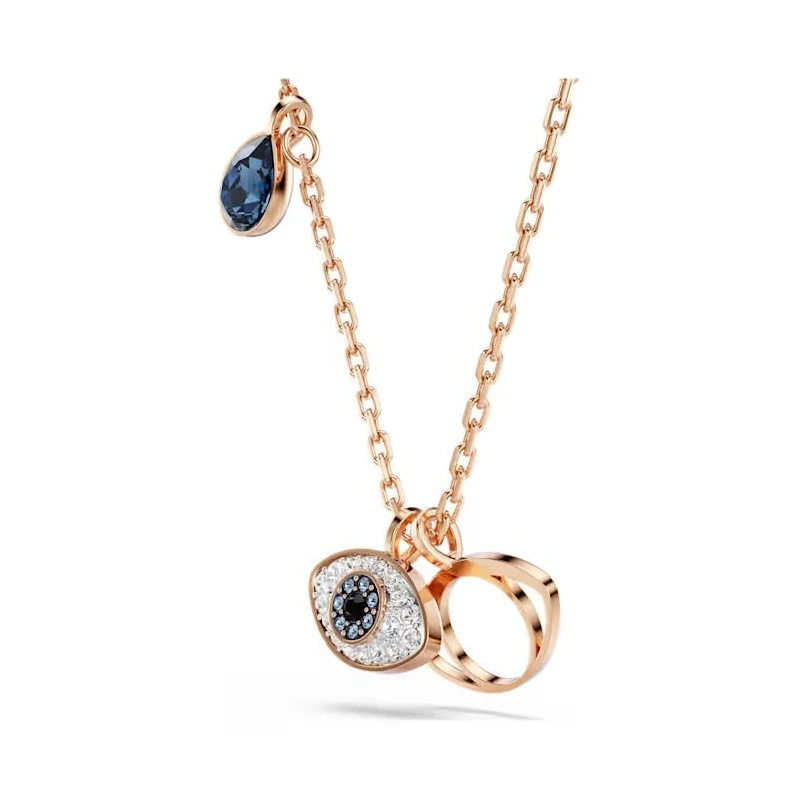 Gargantilla Swarovski Symbolica Ojo Turco Baño Rosado y Cristales Multicolor 5736984