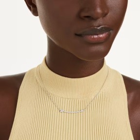 Gargantilla Swarovski Idyllia Flecha Baño Rodio y... 2