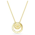 Gargantilla Swarovski Hipérbola Baño Oro y Cristales Blancos 5738248