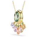 Gargantilla Swarovski Gema Baño Oro y Cristales Multicolor 5741587