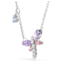 Gargantilla Swarovski Ariana Grande Libélula Baño Rodio y Cristales Multicolor 5737383
