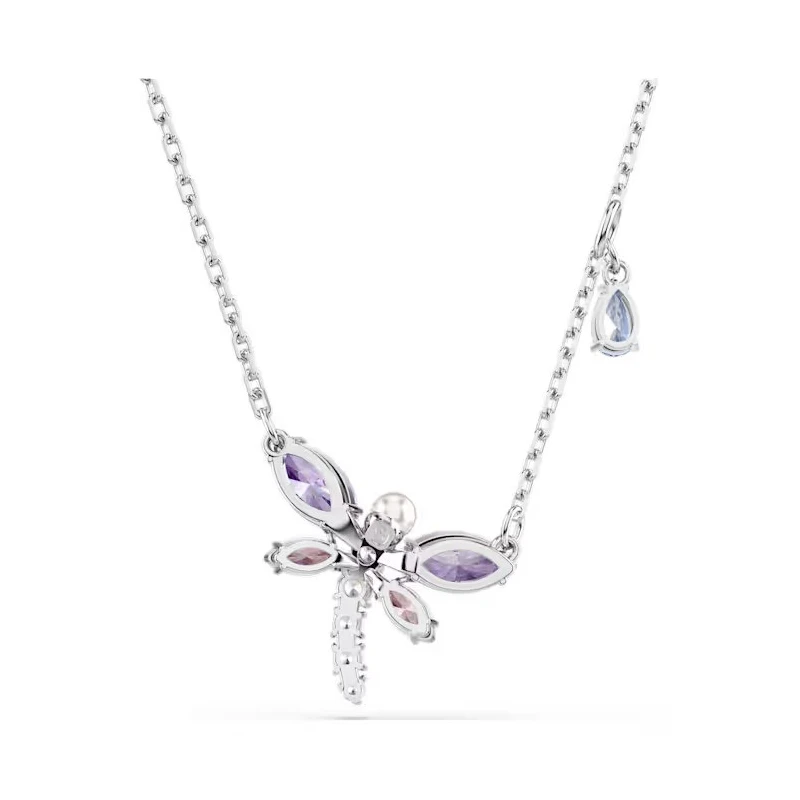 Gargantilla Swarovski Ariana Grande Libélula Baño Rodio y Cristales Multicolor 5737383