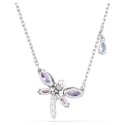 Gargantilla Swarovski Ariana Grande Libélula Baño Rodio y Cristales Multicolor 5737383