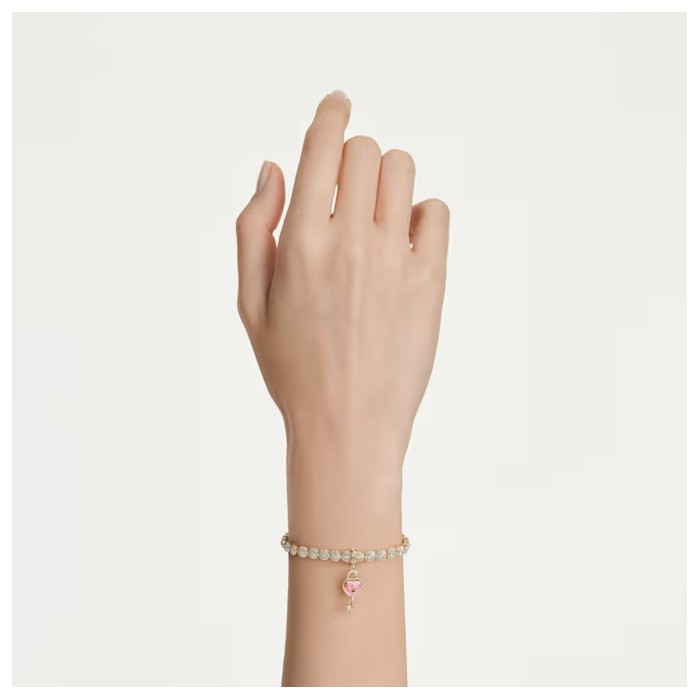 Charm Colgante Swarovski Idyllia Llave Baño Oro...