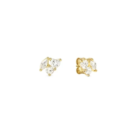 Pendientes Nomination Colour Wave Plata Baño Oro y Circonitas Blancas 149887/020