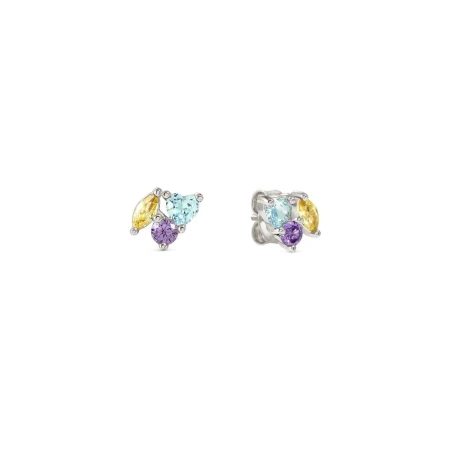 Pendientes Nomination Colour Wave Plata y Circonitas Multicolor 149887/061