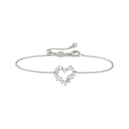 Pulsera Nomination Colour Wave Plata y Corazón Circonitas Blancas 149892/031
