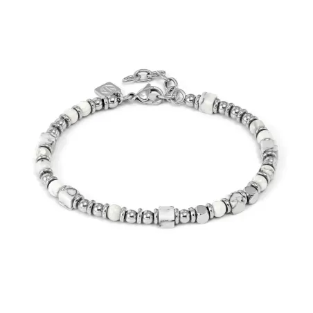 Pulsera Nomination Instict Style Bola plata y Piedras Howlite Blanca 027935/048