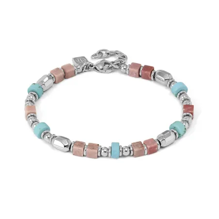 Pulsera Nomination Instict Style Bola plata y Piedras Jade Rosa y Turquesa 027936/098