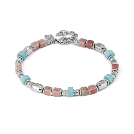 Pulsera Nomination Instict Style Bola plata y Piedras Jade Rosa y Turquesa 027936/098