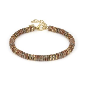 Pulsera Nomination Instict Style plata Baño Oro y Piedras...