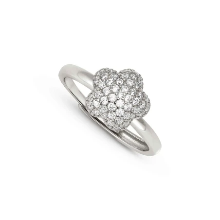 Anillo Nomination Lifepoetry flor plata y Circonitas Blancas 242710/010