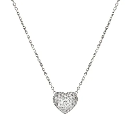 Collar Nomination Lifepoetry Corazón Plata y Circonitas Blancas 242714/004