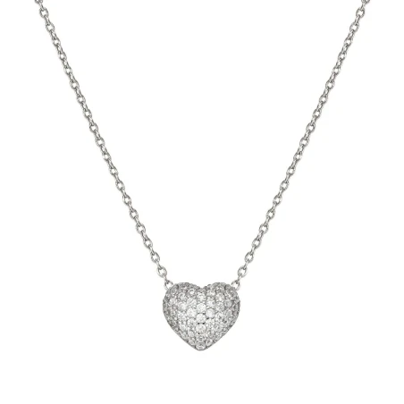 Collar Nomination Lifepoetry Corazón Plata y Circonitas Blancas 242714/004