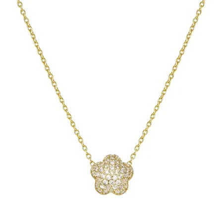 Collar Nomination Lifepoetry Estrella Flor Baño Oro y Circonitas Blancas 242714/012