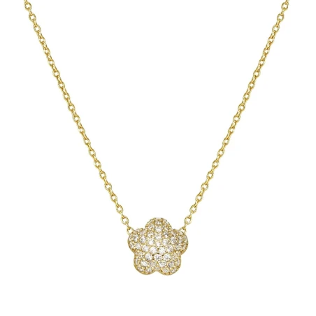 Collar Nomination Lifepoetry Estrella Flor Baño Oro y Circonitas Blancas 242714/012