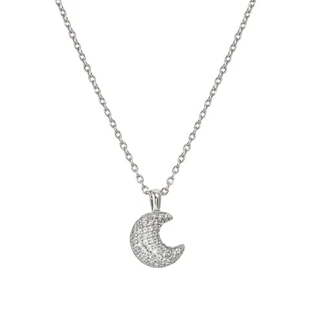 Collar Nomination Lifepoetry Luna Plata y Circonitas Blancas 242714/022