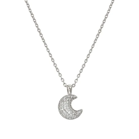 Collar Nomination Lifepoetry Luna Plata y Circonitas Blancas 242714/022