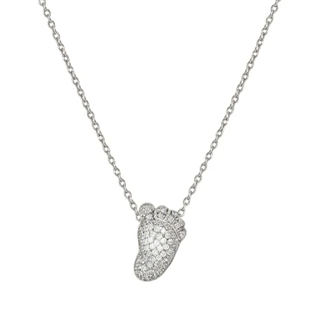 Collar Nomination Lifepoetry Pie Plata y Circonitas Blancas 242714/045