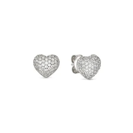 Pendientes Nomination Lifeproerty Corazón Plata y Circonitas Blancas 242717/004