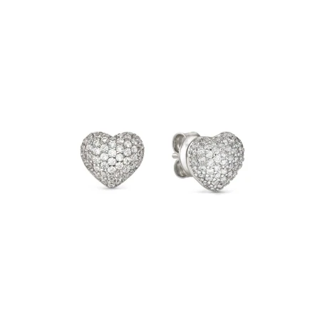Pendientes Nomination Lifeproerty Corazón Plata y Circonitas Blancas 242717/004