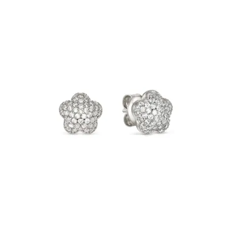 Pendientes Nomination Lifeproerty Flor Plata y Circonitas Blancas 242717/010