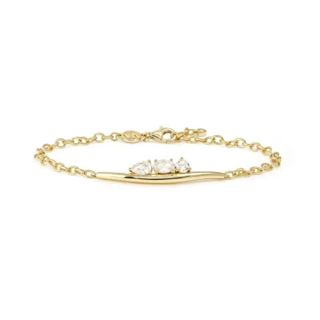 Pulsera Nomination My Rebel Heart Plata Baño Oro y Circonitas Blancas 242817/012