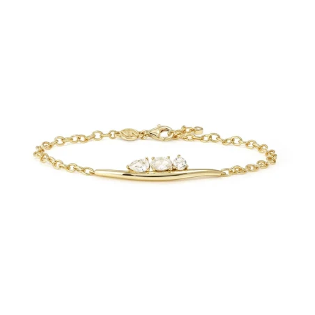 Pulsera Nomination My Rebel Heart Plata Baño Oro y Circonitas Blancas 242817/012