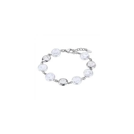 Pulsera Lotus Style Acero y Perlas Mujer LS2563-2/2